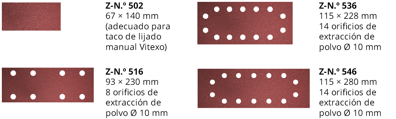 formas de agujeros para hojas abrasivas formas de agujeros para hojas abrasivas