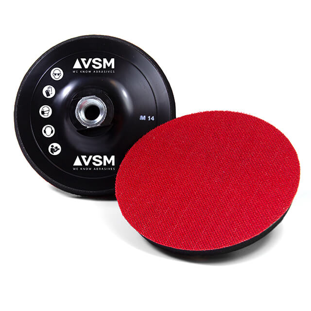 Platos soporte para discos abrasivos soporte de velour, suaves Discos abrasivos 24